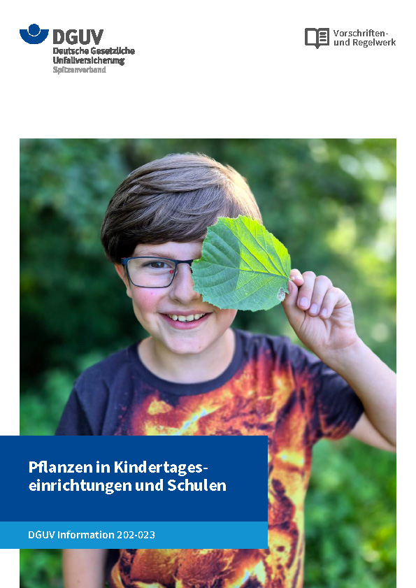 Titelblatt der DGUV-Information 202-023