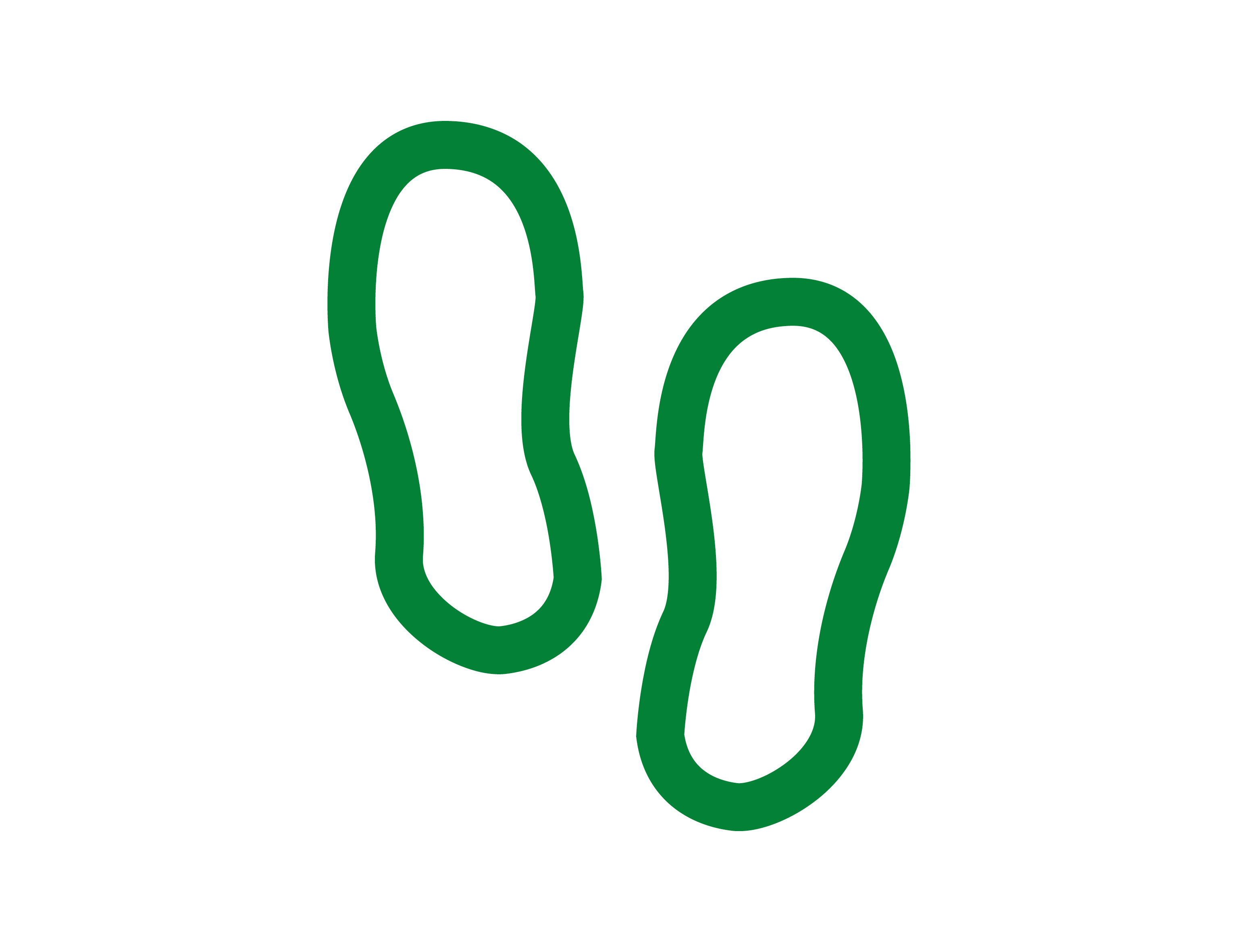 Icon von Fußabdrücken